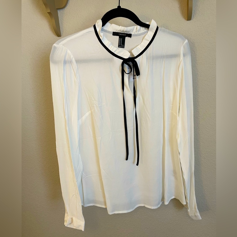 Forever 21 Chiffon Long Sleeve